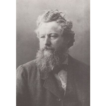William Morris Poet National Portrait Gallery Award Photo Postcard