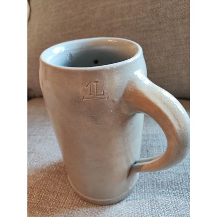 Rare, Vintage/Collectible, Echt Bayerifch, Schultheiß Bräu, 1L, Stoneware Stein