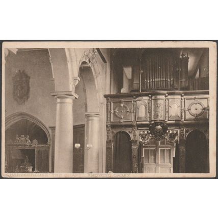 The Chapel showing Organ, Charterhouse, London, c.1910 - ETB Postcard