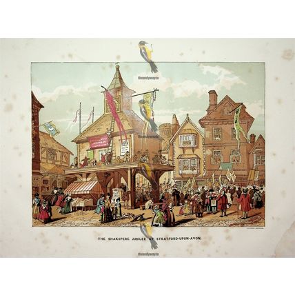 Shakespeare Jubilee At Stratford-Upon-Avon, Book Illustration (Print), c1856
