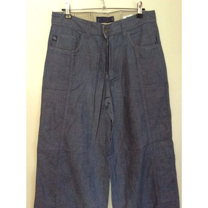 Go Vicinity Skater Mid Blue Wide Leg Vintage jeans. Size 12. Long Leg New