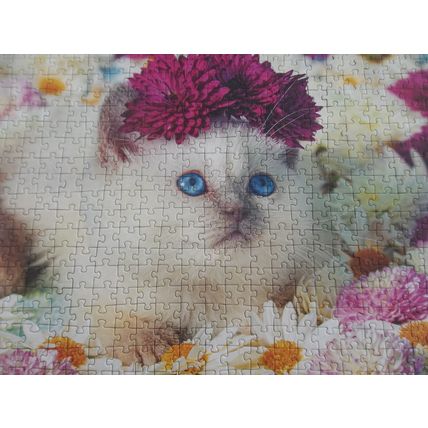 BOX OF 3 TREFL JIGSAW PUZZLES 1 BY 1000PCS 2 BY 500 PCS CATS LIMITED EDITION
