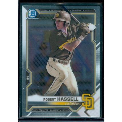 2021 Bowman Chrome Prospects #BCP120 Robert Hassell