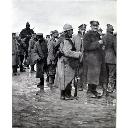 AFTER THE SEPTEMBER 25 OFFENSIVE IN CHAMPAGNE 1915 FRANCE WORLD WAR I PRINT
