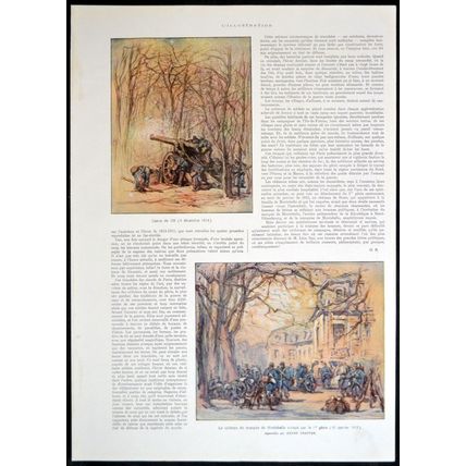 MASS IN THE ARGONNE FOREST 1915 Henri Gervex FRANCE WORLD WAR I PRINT
