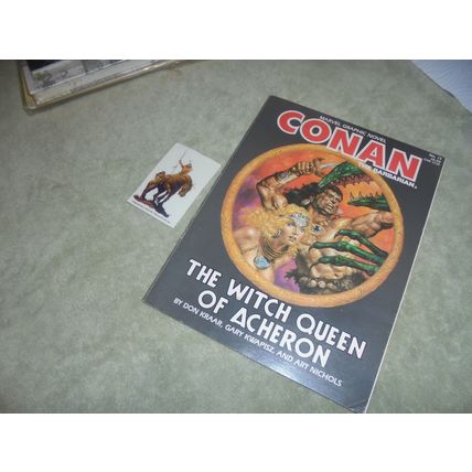 Marvel Graphic Novel # 19: CONAN: Witch Queen of Acheron! 1st Printing, 1985!!