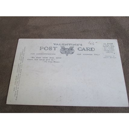 1940s Valentines Postcard - Rothesay from Chapel Hill - Artist A315