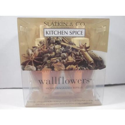 1 box of 2 Bath & Body Works Wallflower Refill Bulb Kitchen Spice