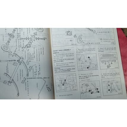 1985 nissan patrol model 160 series genuine service manual overhaul reference