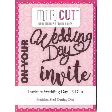 Hobbycraft. Intricate Wedding Day Die. Die Cutting Cardmaking Scrapbooking Craft
