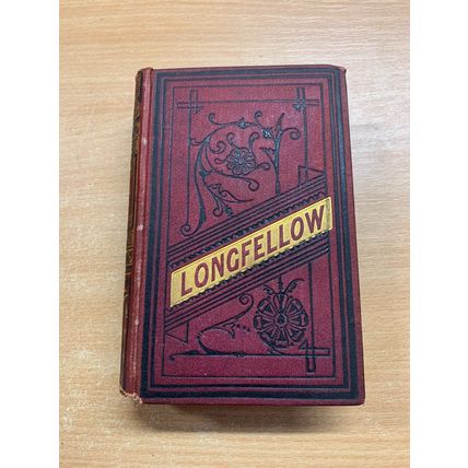c1870s THE POETICAL WORKS OF LONGFELLOW ILLUSTRATED ANTIQUE BOOK (P3)