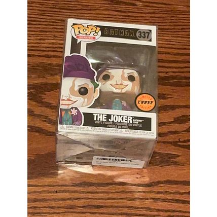Funko Pop! Heroes: Batman 1989 - The Joker #337 Chase Figure (Box & Protector)