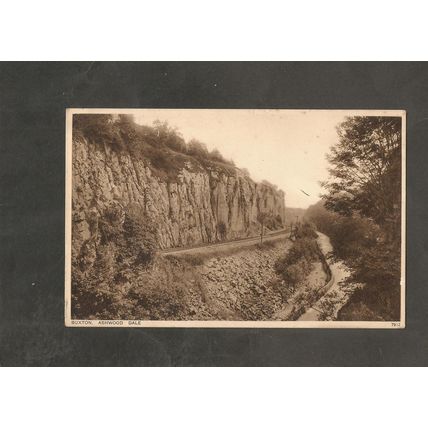 Postcard Derbyshire Buxton Ashwood Dale 1936
