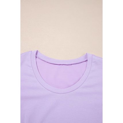 Orchid Petal Mineral Wash Casual Round Neck Tank and Straight Loose Drawstring P