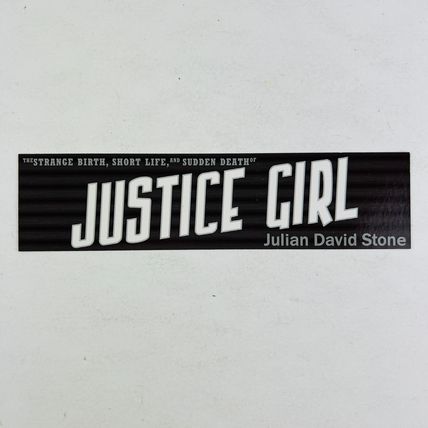 Justice Girl Julian David Stone Novel Marketing Material Postcard & Bookmark Lot