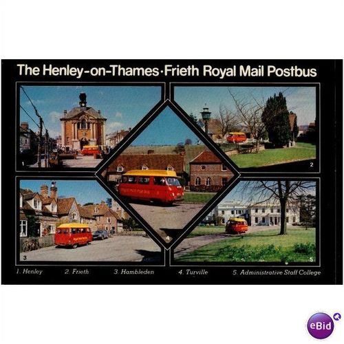 GB Postcard - Postbus - Henley-on-Thames, Frieth, Oxfordshire