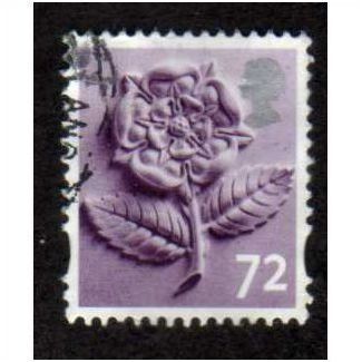ENGLAND 72P 'TUDOR ROSE' (EN17) FINE USED (EBID25055)