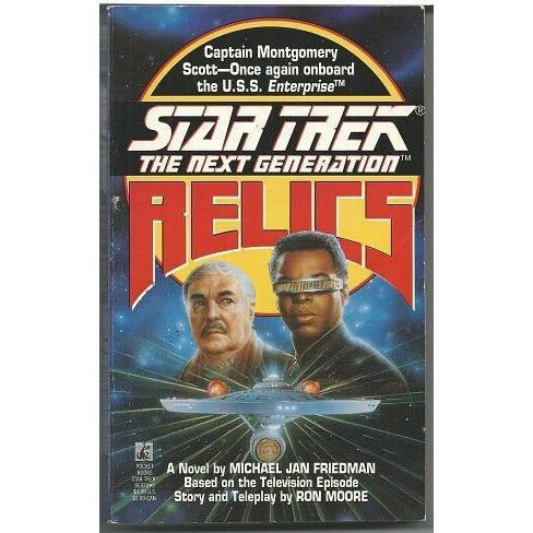 STAR TREK THE NEXT GENERATION ' RELICS ' paperback book (1992)