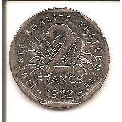 FRANKRIJK 2 FRANCS 1982