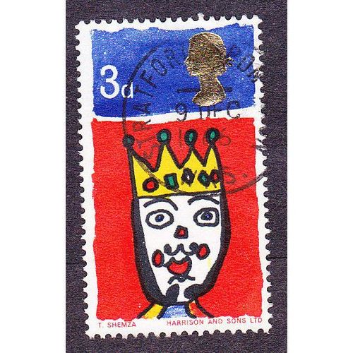 1966 Christmas. 3d Val (ordinary) Very Fine Used
