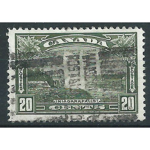 Canada 1935 SG349 20c Olive-Green Fine Used....