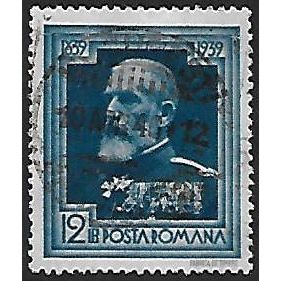 Mi 580 (ʘ): 12 L. pale blue Centenary of the Birth of King Carol I