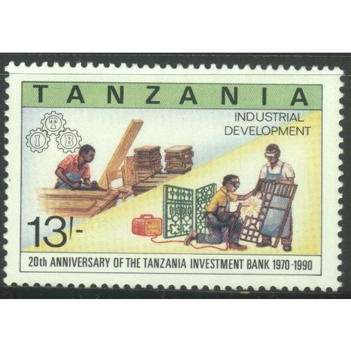 Tanzania 1991 - SG931 - 13/- multi - Industrial Development - MH
