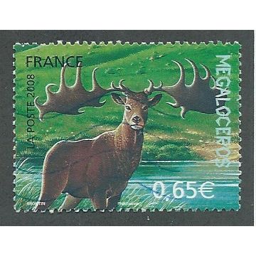 FRA 2008 65c 'PREHISTORIC ANIMALS' FINE USED (EBID51-094)