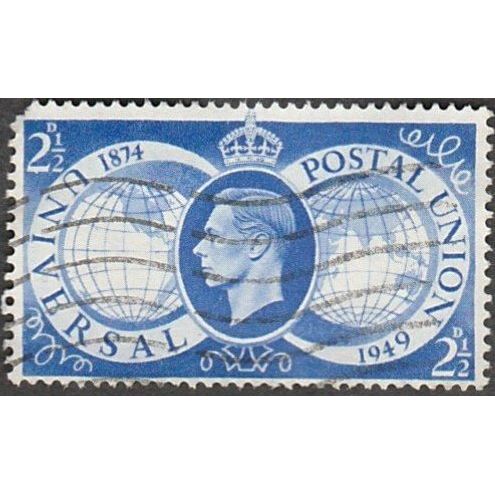 1949 George VI. 75th Anniv. Universal Postal Union. 2.1/2d Value. Fine USed