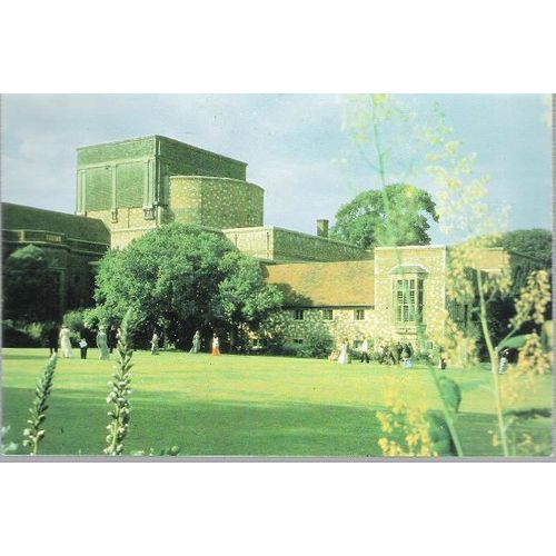 Glyndebourne, E Sussex nr Lewes - Opera House from Garden - postcard c.1970s