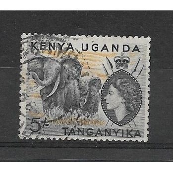 KUT.SG178 5s African Elephants.Fine Used.May19c