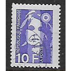 FRANCE 1989 10F VIOLET MARIANNE SG2920 FINE USED