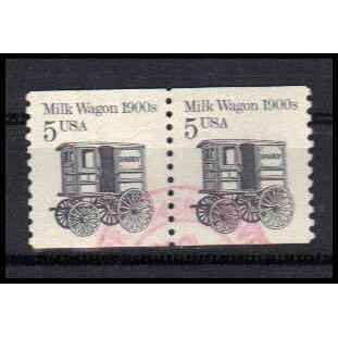 Used 2253 5c Milk Wagon Very Fine CNP Left 1 PA0921