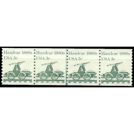 1898 3c Handcar Fine MNH Dry Gum PNC 1/4 G0011