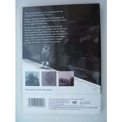 DVD - Your Region on Film East Anglia's Steam Years - East Anglian Film Archive
