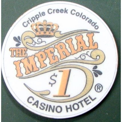 Imperial. $1 Casino Chip. Cripple Creek, CO. 15B.