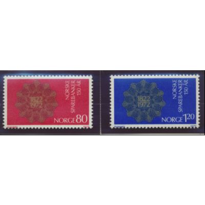Norway Stamps Scott #582 To 583, Mint Hinged