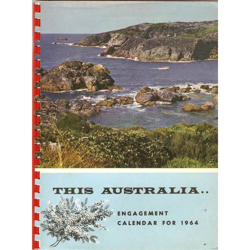 Calendar - This Australia 1964 with photos