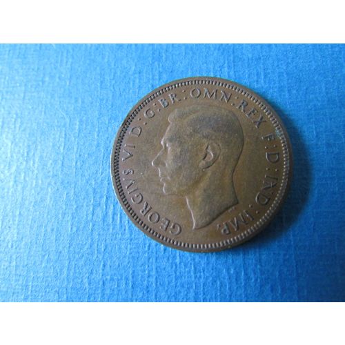 1947 GEORGE VI HALFPENNY FREE POST. (j) AAI