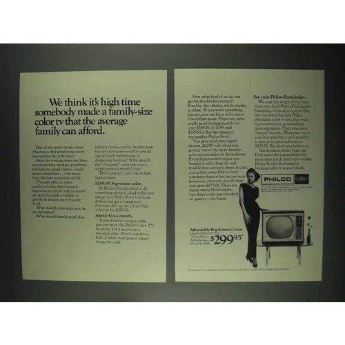 1967 Philco Model 5239 GY Television Ad - High Time