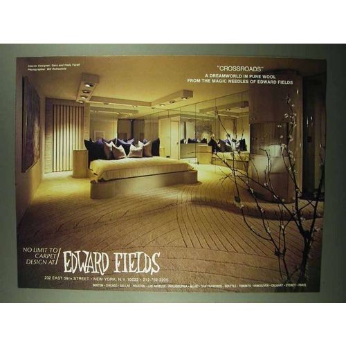 1981 Edward Fields Crossroads Carpet Ad