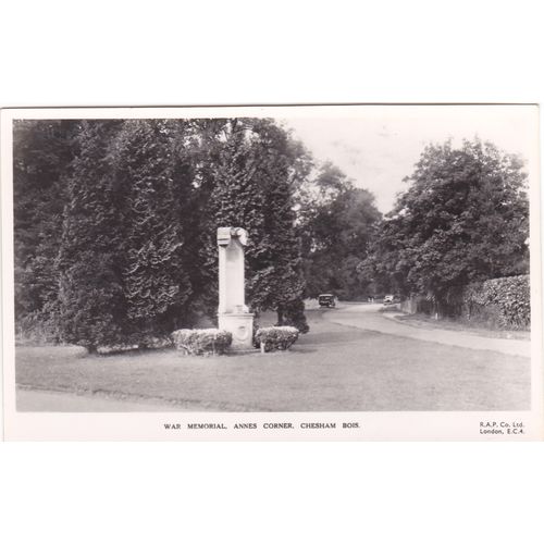 War Memorial Annes Corner Chesham Bois Buckingham Postcard (BU75818)