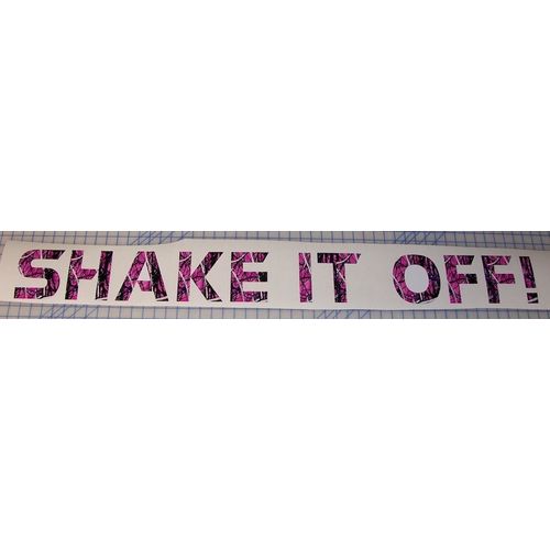 SHAKE IT OFF Decal Sticker Window Decals Graphics girl Truck 4x4 Muddy Off Road