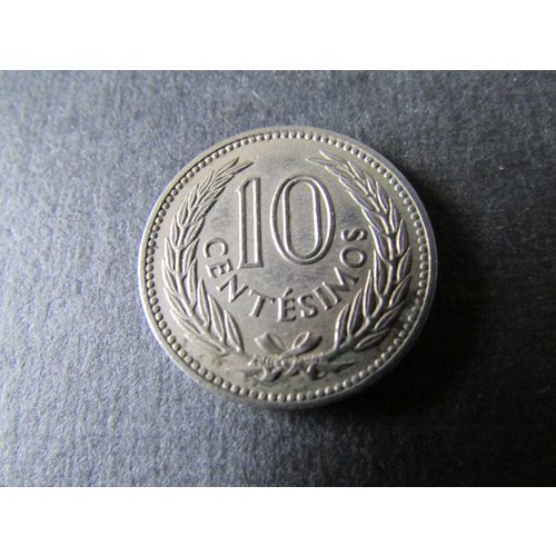 1953 URUGUAY 10 CENTESIMO FREE POST. AAX