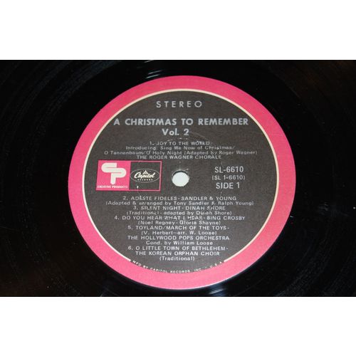 A CHRISTMAS TO REMEMBER VOL.2 COLLECTOR ALBUM-Various Artists LP STEREO