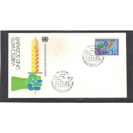 FDC Geneva Cachet 96 40c Flowers (Cachet-U/A) CV00347