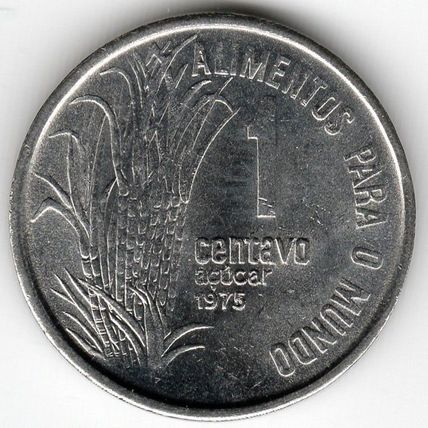 Brazil : 1 Centavo 1975 F.A.O. (4)