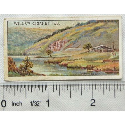 1915 Wills Overseas Dominions Australia No. 9 Ophir Bluff, New South Wales