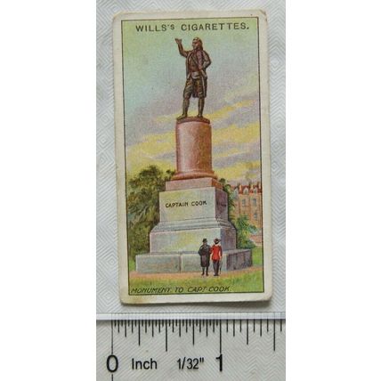 1915 Wills Overseas Dominions Australia No. 6 Monument to Captain Cook, Sydney