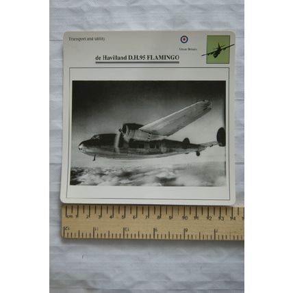 de Havilland D.H.95 Flamingo - GB - Transport & Utility - Collectors Club Card